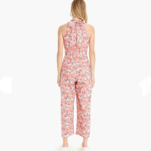 J Crew Liberty Josephine Floral HighNeck Jumpsuit - Picture 6 of 8
